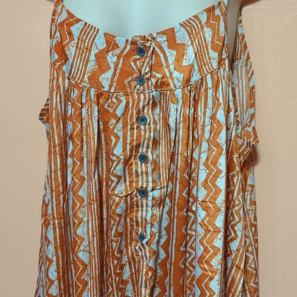Karma Highway Adjustable Strap Ruffle Bottom Summer Dress OS - Picture 3 of 9